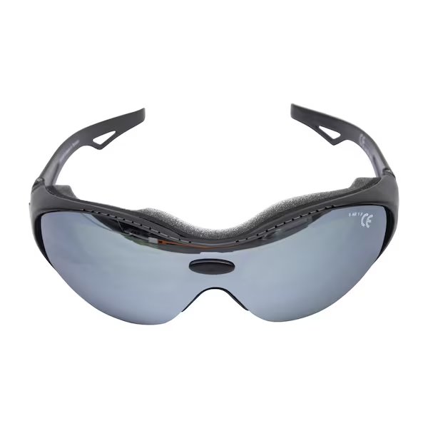 SAFETY GOGGLE w/CLEAR lens MIRROR finish, Walter Surface Technologies, Mfr#: G-HOL-A1501